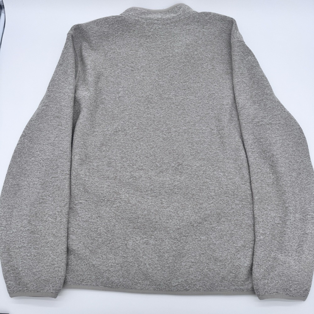 NWOT Eddie Bauer Men's Quarter Snap Fleece Pullover Tan/Brown Heather XXL - Picture 3 of 12